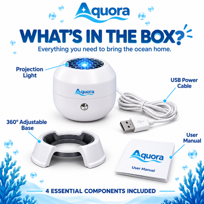 Aquora Nemo Projector - in use
